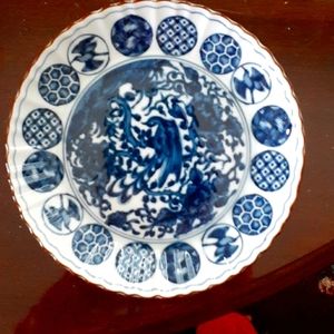 CHING-TE-CHEN FINE CHINA PLATE. MADE IN JAPAN